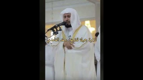 تلاوة جميلة للشيخ: سعد الغامدي ، ﴿فإذا قرأت القرآن فاستعذ بالله من الشيطان الرجيم﴾ سورة النحل