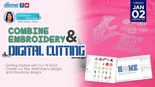 Combine Embroidery and Digital Cutting | Software Success screenshot 4
