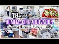 *NEW* CLEAN WITH ME 2022 | HOMEMAKING CLEANING MOTIVATION | RECIPE AND GROCERY HAUL