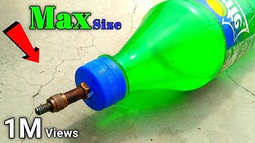 ❤️Making Super Size 😲😲Max Big Water Bottle Rocket 🚀🚀In Hindi At Home #experiment #video