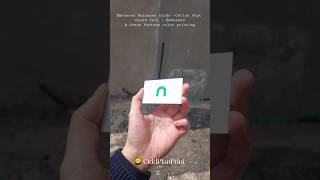 Embossed Business Cards-Green Foil &amp; Emboss, Pantone printing | OddPlanPrint #shorts #businesscards