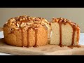 海鹽焦糖核桃戚風蛋糕 Sea Salt Caramel Walnut Chiffon Cake | 海鹽焦糖醬製作方法