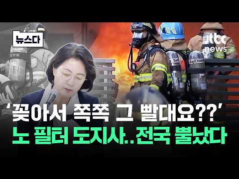 Sucking through a straw! Lumps of pus! No filter Choo Mi-ae... Firefighters are furious #NewsDa /...