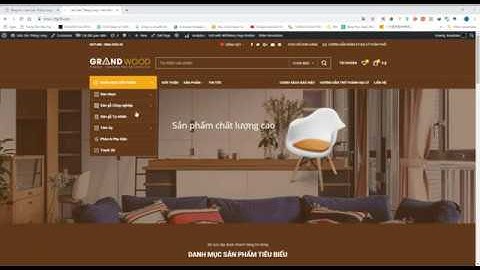 Hướng dẫn thêm mục sản phẩm vào Menu trên Website Thăng long