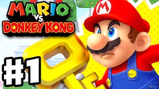 Mario vs. Donkey Kong  Gameplay Walkthrough Part 1  World 1 Mario Toy Company