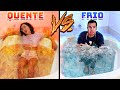 QUENTE VS FRIO MUITO INSANO!! - ELE PASSOU MAL! - DEU RUIM!