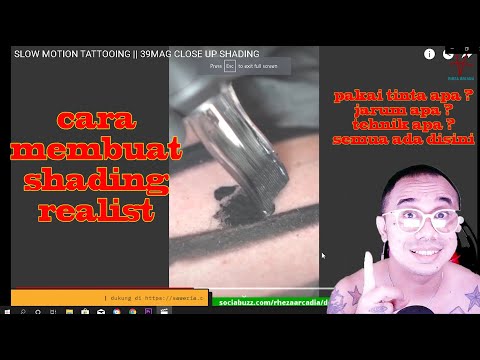 CARA MEMBUAT REALIST SHADING TATTOO