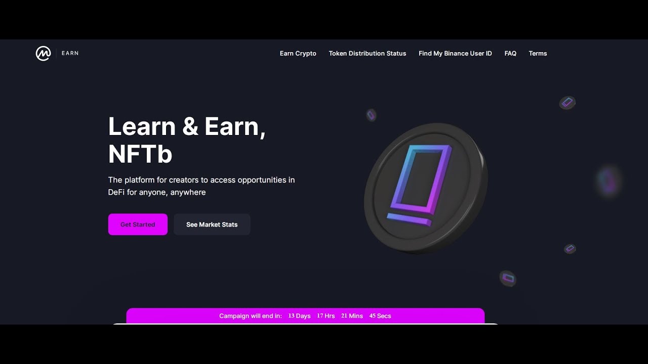 The NFTb il nuovo Earn di coinmarketcap. Risposte al quiz. e tutorial in italiano.