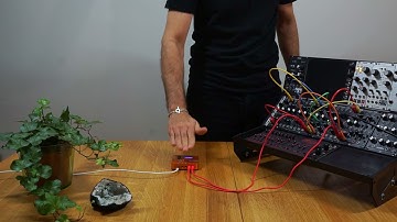 Suonobuono LAZER: standalone gesture controller steering a modular synthesizer