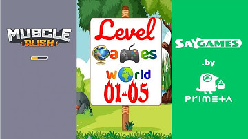 Muscle Rush | Games World New Video | Mobile Gameplay Walkthrough | Part01 | Level 01-05 | #MusclRus