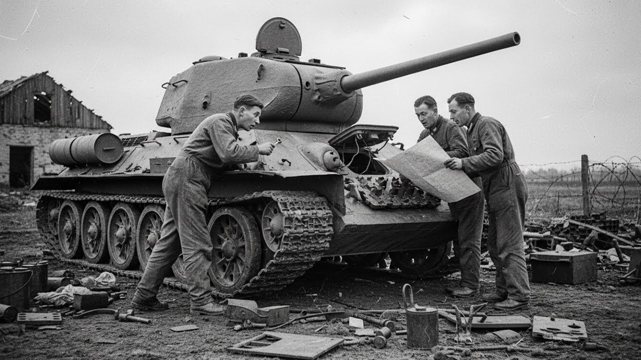 Γερμανοί μηχανικοί διέλυσαν ένα T-34 και δεν πίστευαν στα μάτια τους.