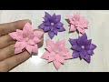 How to make paper flower  cara membuat bunga kertas