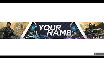 (PAINT.NET) Free cod banner template by me!