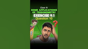 Ex 9.1 Q10 in 1 Minute 🚀 | Class 10 Trigonometry #shorts