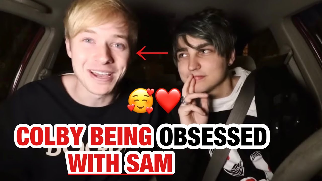 Colby Brock being OBSESSED with Sam Golbach for 2 minutes straight