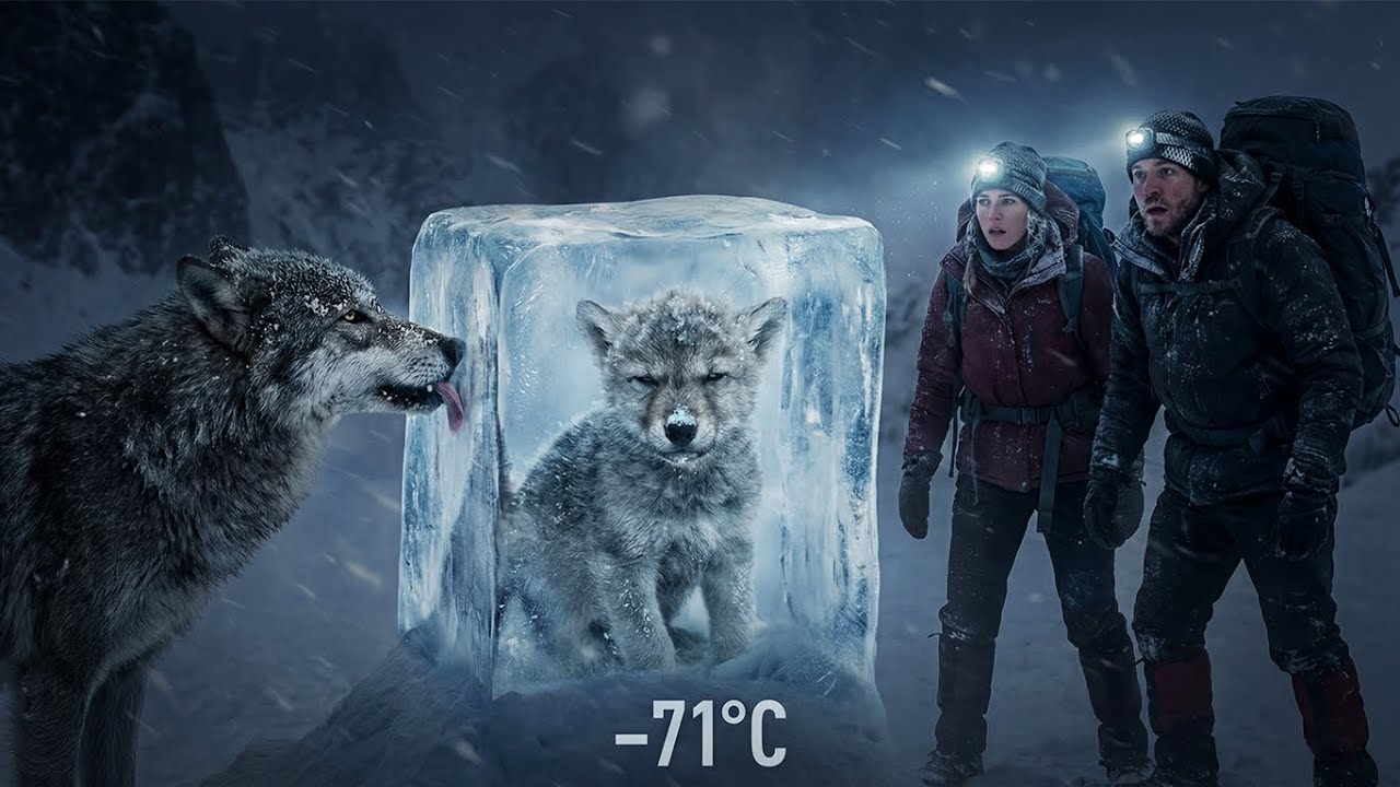 Wolf Cub Frozen in Ice at -71 | The Rescue