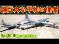 【アメリカ】超巨大な『B-36』ピースメーカー！空前絶後のエンジン10基搭載した機体！大きすぎるがゆえに運用が難しく温存された高価で貴重な「平和の使者」の挑戦の記憶とは 【ポイントＴＶ】エリア88