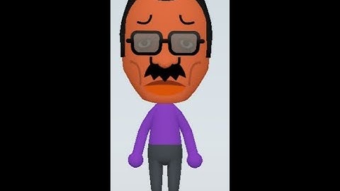 Nintendo CPU Wii/Switch Mii Character: Hiroshi Mii