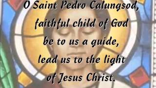 Vignette de la vidéo "Song for Saint Pedro Calungsod - minus one with lyrics"