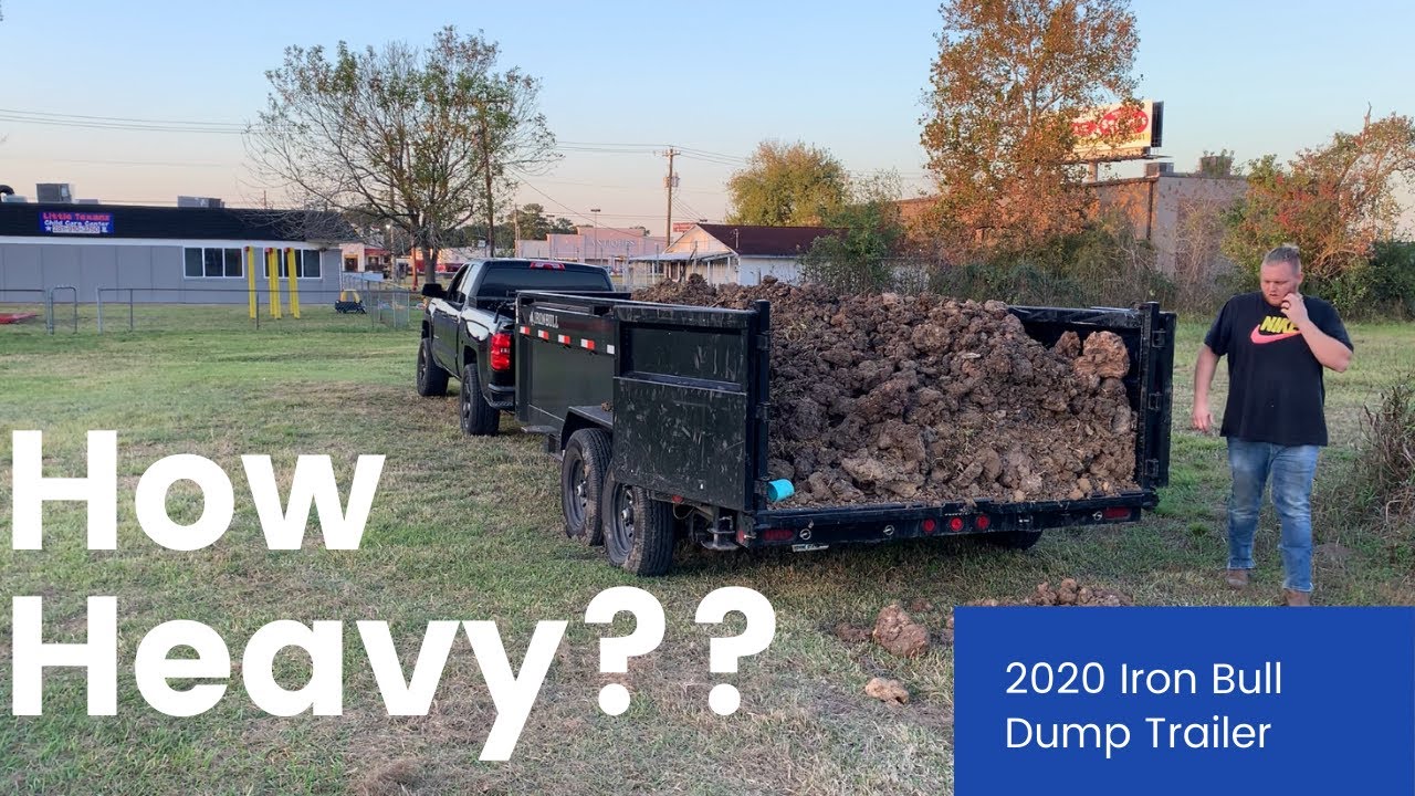 Iron Bull Dump Trailer putting in work. YouTube
