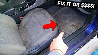 WHY PASSENGER SIDE FLOOR MAT IS WET ON HYUNDAI KIA, NOT RAIN WET CARPET