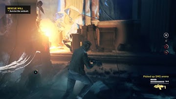 Quantum Break - Library Chase: Free William Cutscene & Survive The Ambush Gameplay (Time Powers) XBO