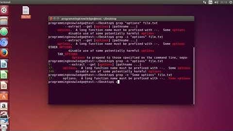 Ubuntu Lesson 37: Grep Command - Tutorial For Beginners