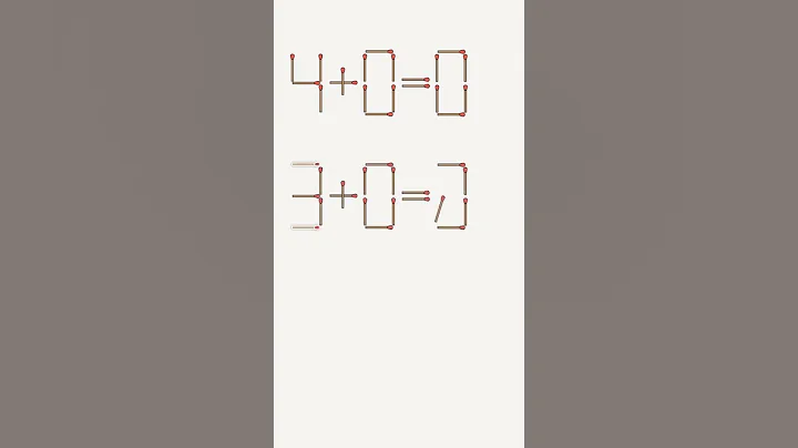 4 + 0 = 0 puzzle
