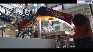 Riveting station with HORUS from ALNEA and KUKA robots