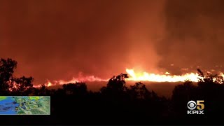 Jackie ward reports on frightening moments during moraga wildfire that
forced evacuations (10-10-2019)