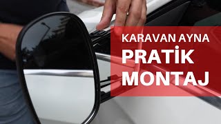 AGUS Karavan İlave Ayna Pratik Montaj