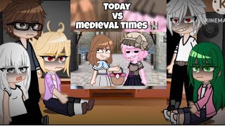 Pro heroes and Parents react to Today VS Medieval Times 🏰 || mha/bnha || Gacha Club/Life || my AU ||