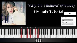 Pebbles "Why Do I Believe" (Prelude) 1 Minute Tutorial