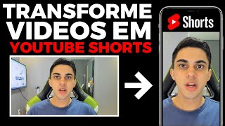 How to Turn Videos to YouTube Shorts (convert horizontal video to vertical)