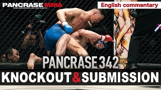 PANCRASE342 KNOCKOUTS & SUBMISSIONS with English commentary