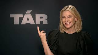 TÁR Interview Cate Blanchett  OSCAR Winner  learning german  greatest challenge  best role