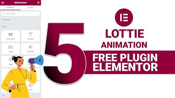 Lottie Animation Plugin for Elementor (100% FREE)