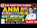 MPHW ANM posts | Multipurpose Health Worker || ANM ALL CLASSES |Aam Aadmi Brain Academy