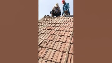 Roof Tail Installing process - Goodtools and machinery make work easy