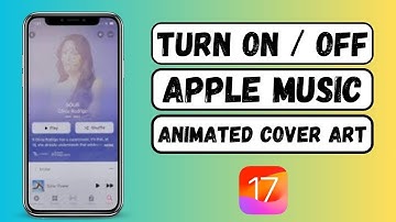Apple Music Animated Cover Art iOS 17 { How to Turn ON / OFF }