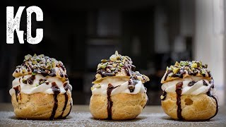 EASY CREAM PUFFS RECIPE | With Chantilly Cream & Chocolate Ganache