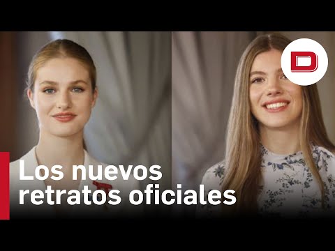 Zarzuela publica nuevos retratos oficiales de la Princesa Leonor y la Infanta Sofía