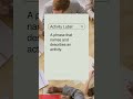What is Activity Label in Project Management?