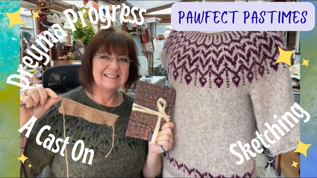 Progress, a Cast On and Sketching - Episode 44