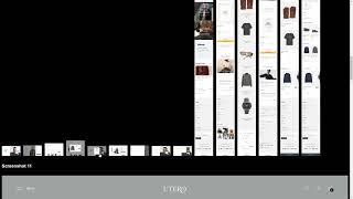 Utero - Minimalist eCommerce PSD Template minimal shoes