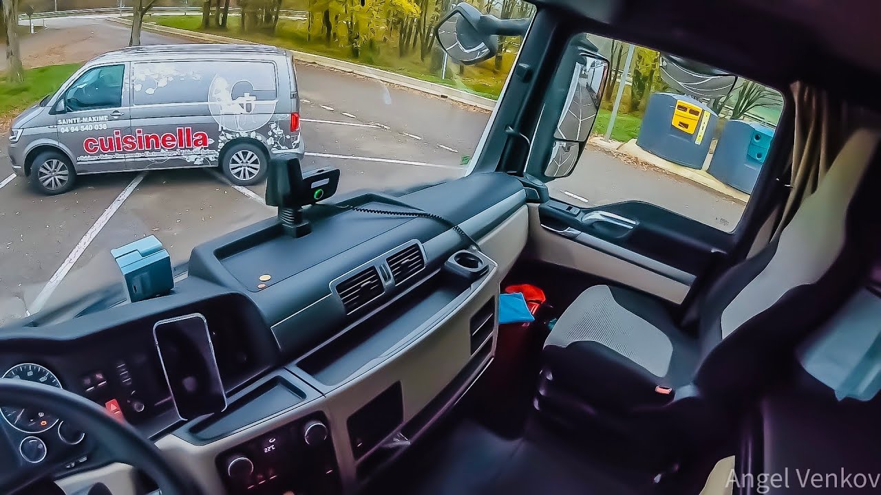 POV truck Driving MAN TGX 470 Aire de Chevaney  France 🇫🇷