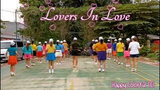 💃LOVERS IN LOVE - LINE DANCE.                     DEMO : HAPPY COLORFUL TCI.
