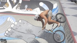 INSANE SHOELESS BMX RIDER!