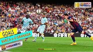 Barca 6-0 Granada - All Goals (Sep 14)