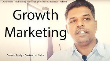 Growth Marketing. Search Analyst Sasikumar Talks. (Tamil) #SasikumarTalks